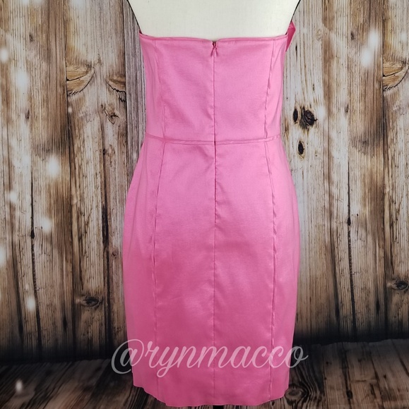 Jessica Simpson | Hotpink Strapless Flower Dress - Picture 2 of 8